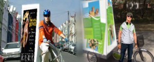 publicidad en bicicletas