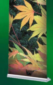 Soporte para publicidad tipo bandera grande