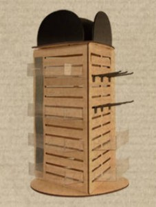 Expositores de madera maciza