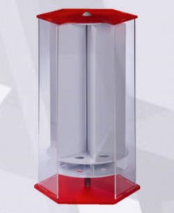 Funcionamiento de los expositores giratorios