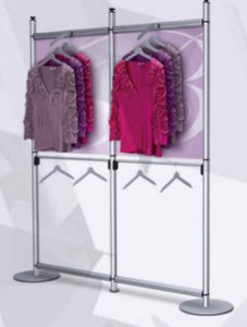 materiales para la elaboración de expositores de ropa